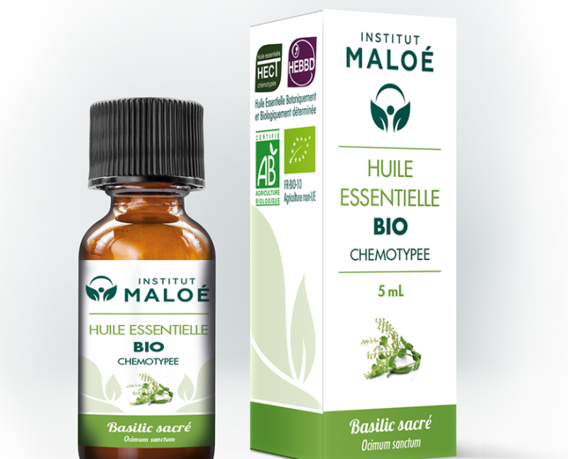 Huile essentielle Basilic sacré bio Huile essentielle Basilic sacré bio