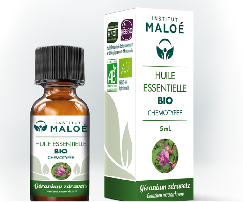 Huile essentielle Géranium zdravetz bio